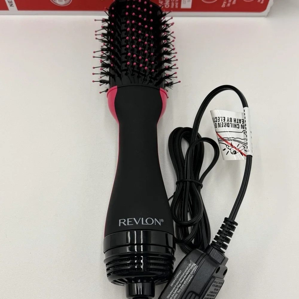 Revlon One-Step 2.4in Hair Dryer Volumizer RVDR5282 Titanium Max Black Pink